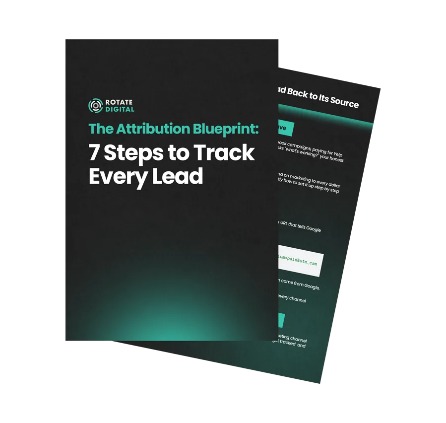 The Attribution Blueprint: 7 Steps to Track Every Lead guide